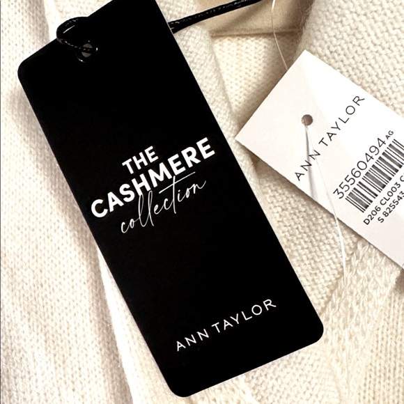 Ann Taylor Cashmere Shawl Collar Wrap Sweater 825543 - Picture 4 of 8